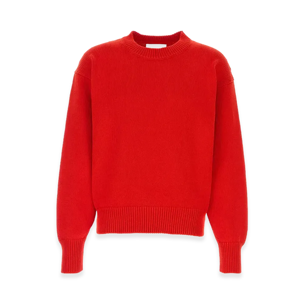 Jil Sander Cotton Sweater "Red"