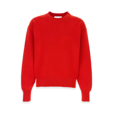 Jil Sander Cotton Sweater "Red"