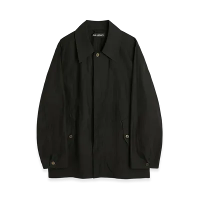 OUR LEGACY Lead Jacket "Black Hiking Cotton"