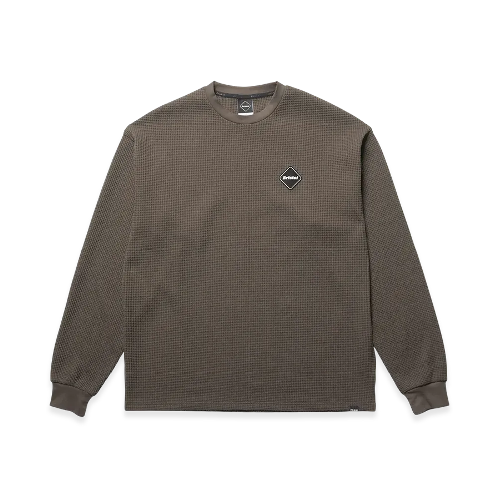 F.C.Real Bristol Tech Waffle Lounge Top "Brown"