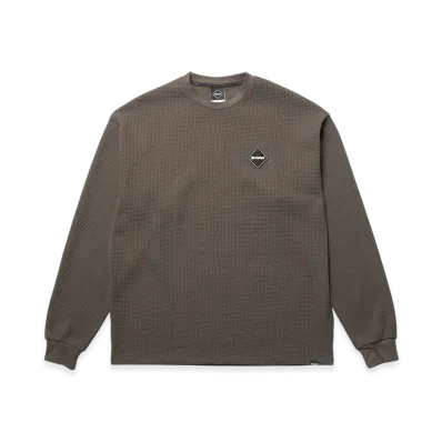 F.C.Real Bristol Tech Waffle Lounge Top "Brown"