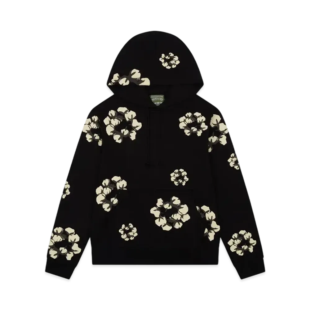 DENIM TEARS x CACTUS PLANT FLEA MARKET Wreath Hoodie "Black"
