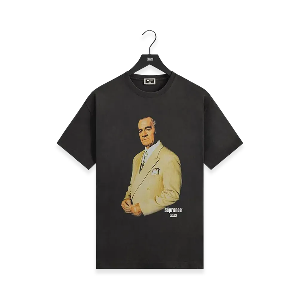 Kith x The Sopranos Paulie Vignette Vintage Tee "Black"