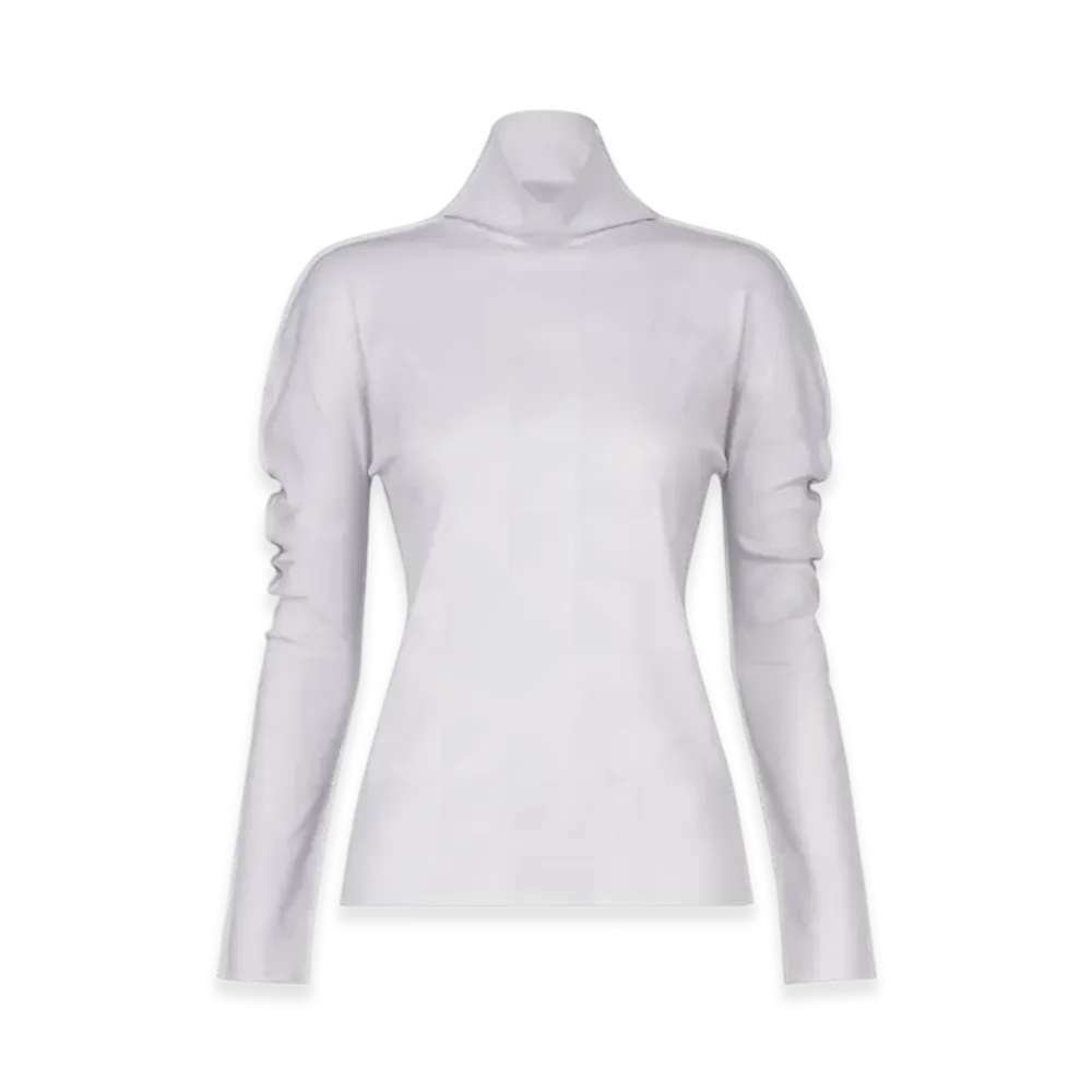 132 5. ISSEY MIYAKE Cut Knit "Pale Gra"