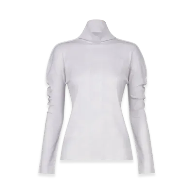 132 5. ISSEY MIYAKE Cut Knit "Pale Gra"
