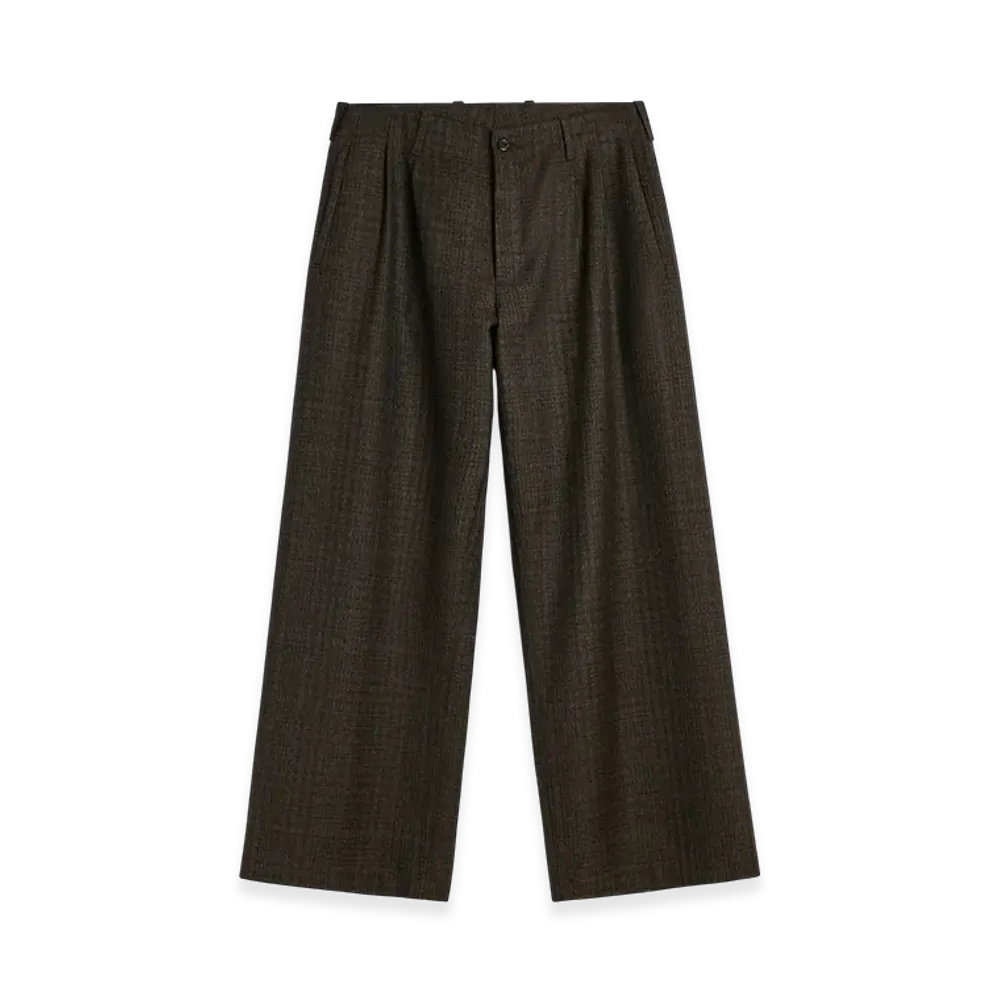 OUR LEGACY Bridge Chino "Brown Dunmore Check"