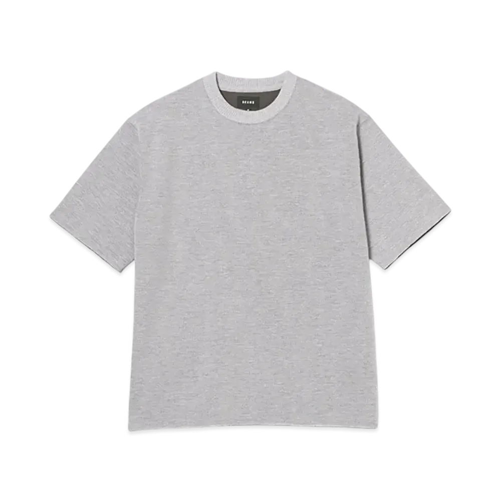 BEAMS Kanoko Jersey Crew Neck "TopGray"