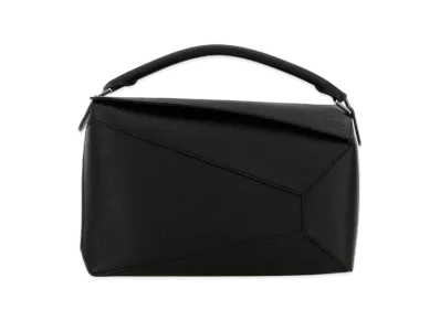 LOEWE Leather Large Puzzle Handbag "Black"
