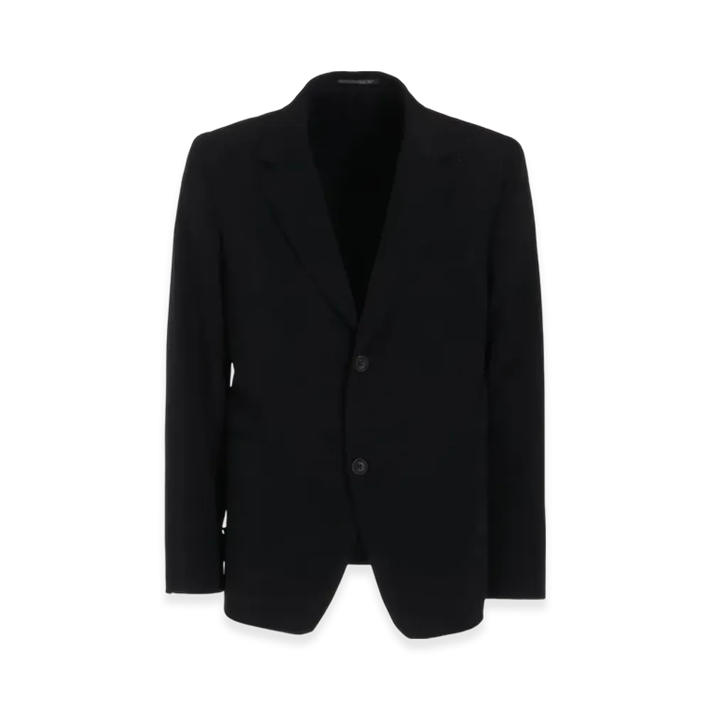 Yohji Yamamoto POUR HOMME Suit Gabardine Cdh 2Buttons Single Jacket "Black"