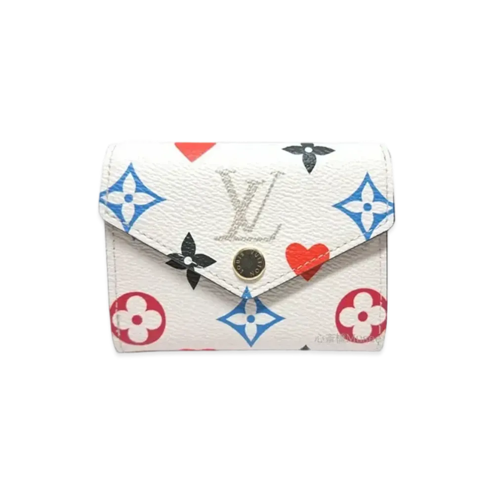 Louis Vuitton Zoe Wallet Monogram Game On "Blanc"