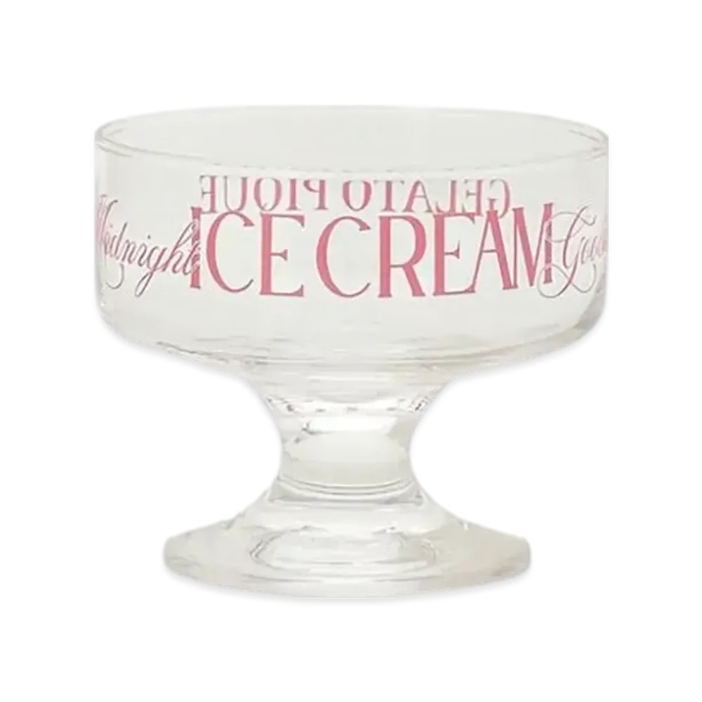 GELATO PIQUE Cool Collection Ice Cream Glass "Pink"