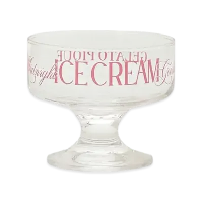GELATO PIQUE Cool Collection Ice Cream Glass "Pink"