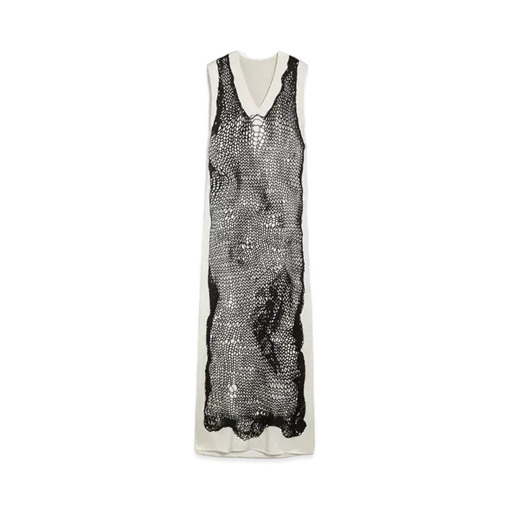 Max Mara Egeria Sleeveless Dress In Viscose And Satin "Black"