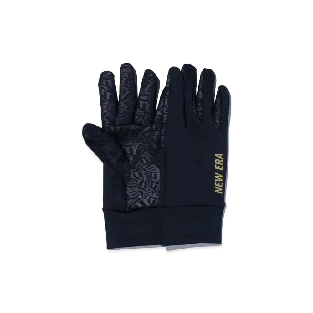 NEW ERA Fleece Warmer Glove "Black/Reflective Gold"