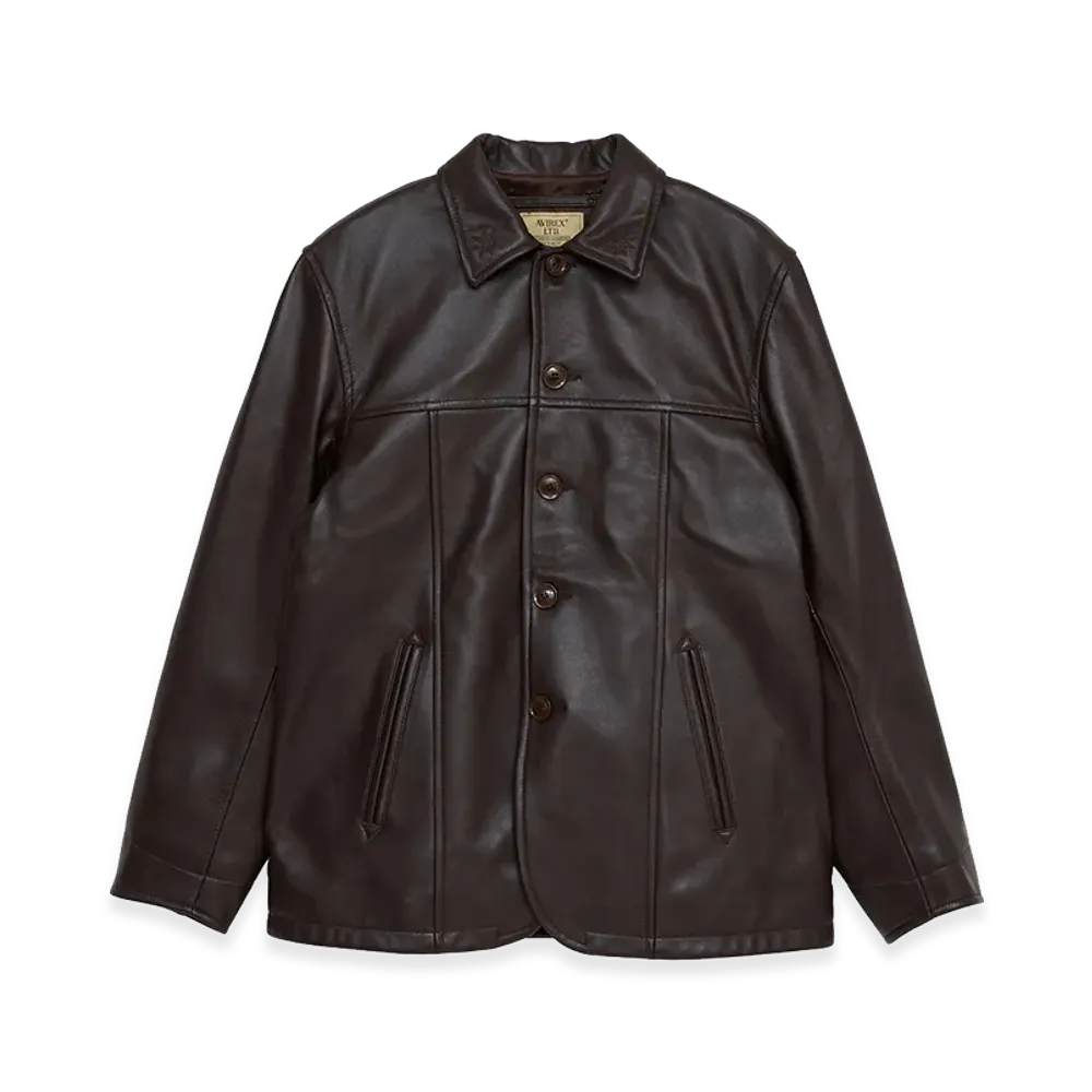 GDC x AVIREX Lether Carcoat "Brown"