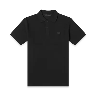 Acne Studios Elton Face Polo "Black"