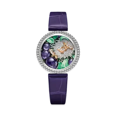 Van Cleef & Arpels Perlee Extraordinaire Fruit Enchante Myrtille "18K White gold/Diamond"