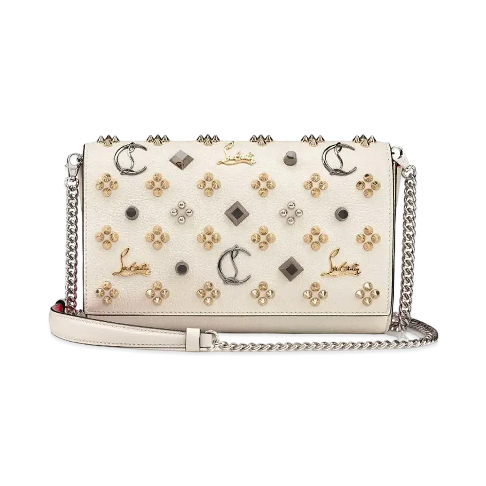 Christian Louboutin Paloma Clutch "White"