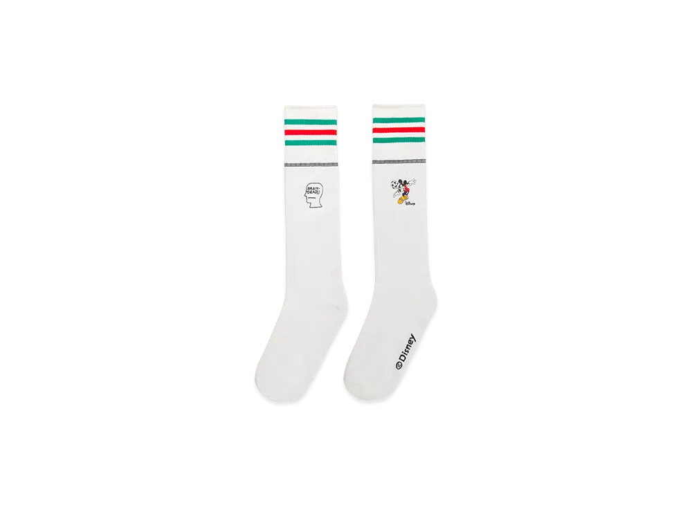 adidas x Brain Dead x Disney Socks "Chalk White"