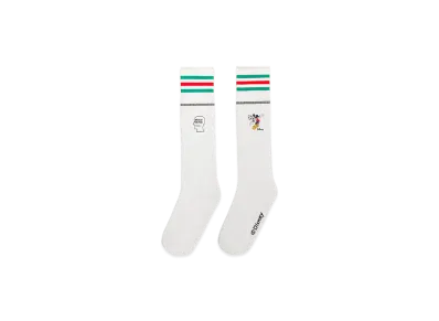 adidas x Brain Dead x Disney Socks "Chalk White"