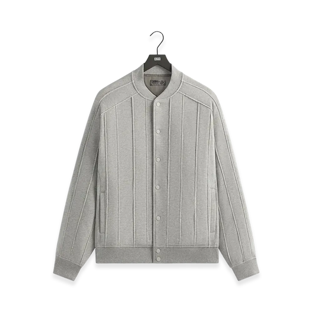 Kith Marvin Bomber Jacket "Mid Heather Grey"