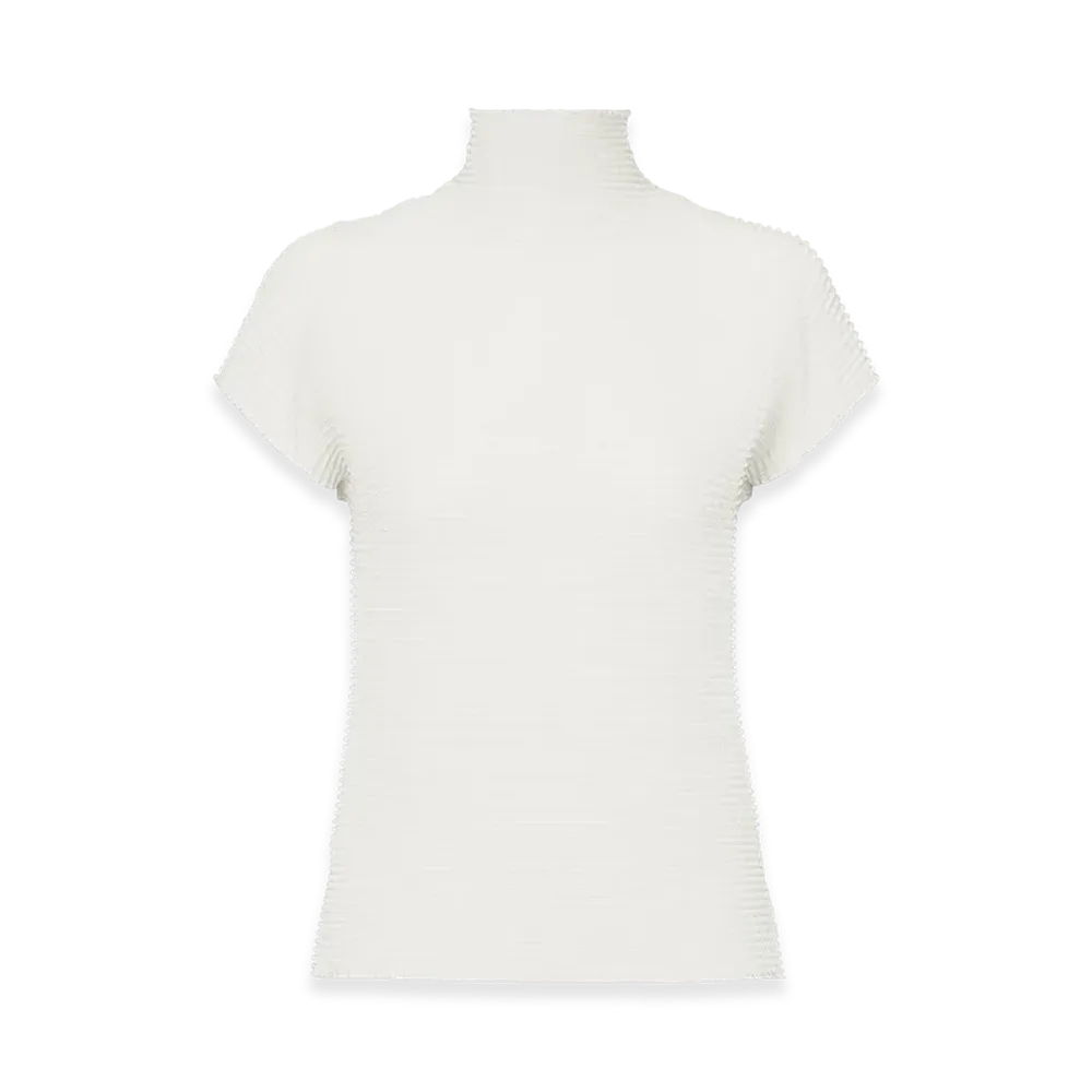 ISSEY MIYAKE Wooly Pleats BK/WT-56 "White"