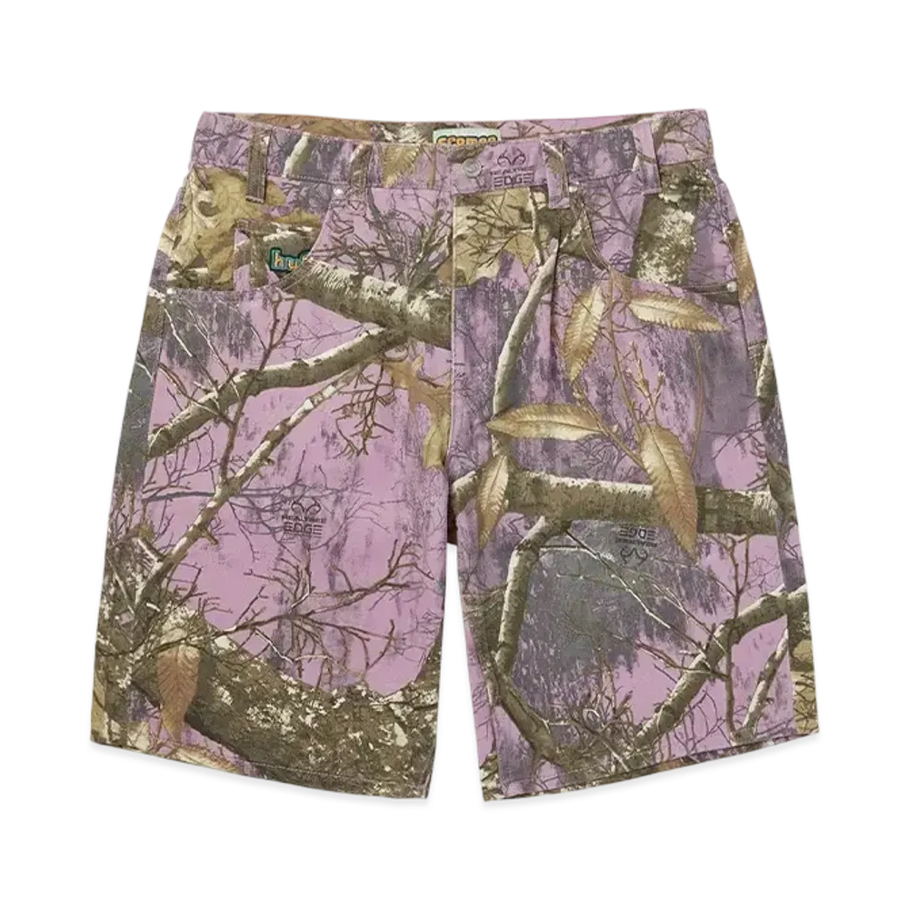 HUF x REALTREE Cromer Short "Lilac"