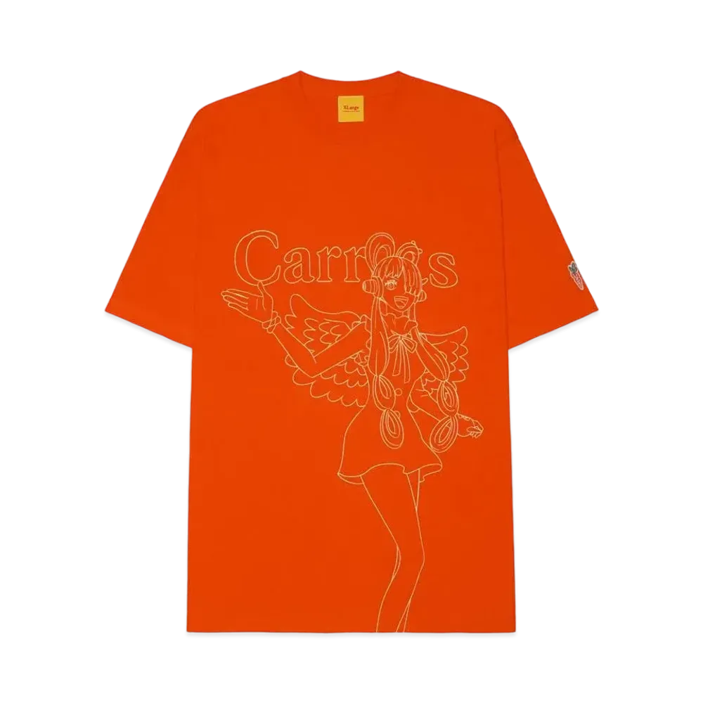 ONE PIECE FILM RED UTA x Carrots by Anwar Carrots OUTLINE T-Shirt "ORANGE"