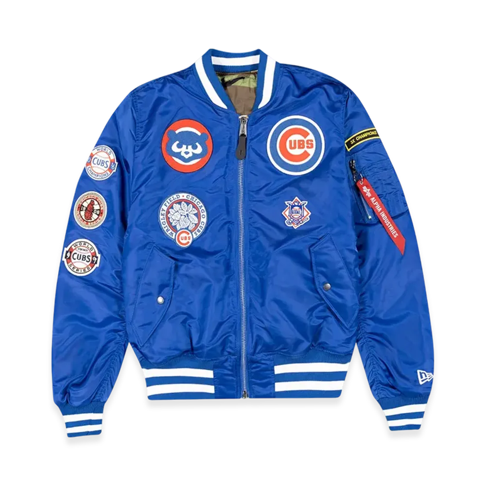 NEW ERA Alpha Industries MA-1 Bomber Jacket "Chicago Cubs"