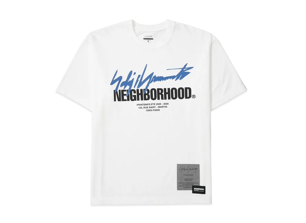 Yohji Yamamoto x Neighborhood Cotton T-Shirt "White"