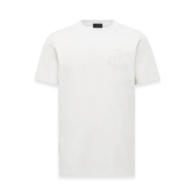 MONCLER Three-Dimensional Logo Cotton T-Shirt "White"