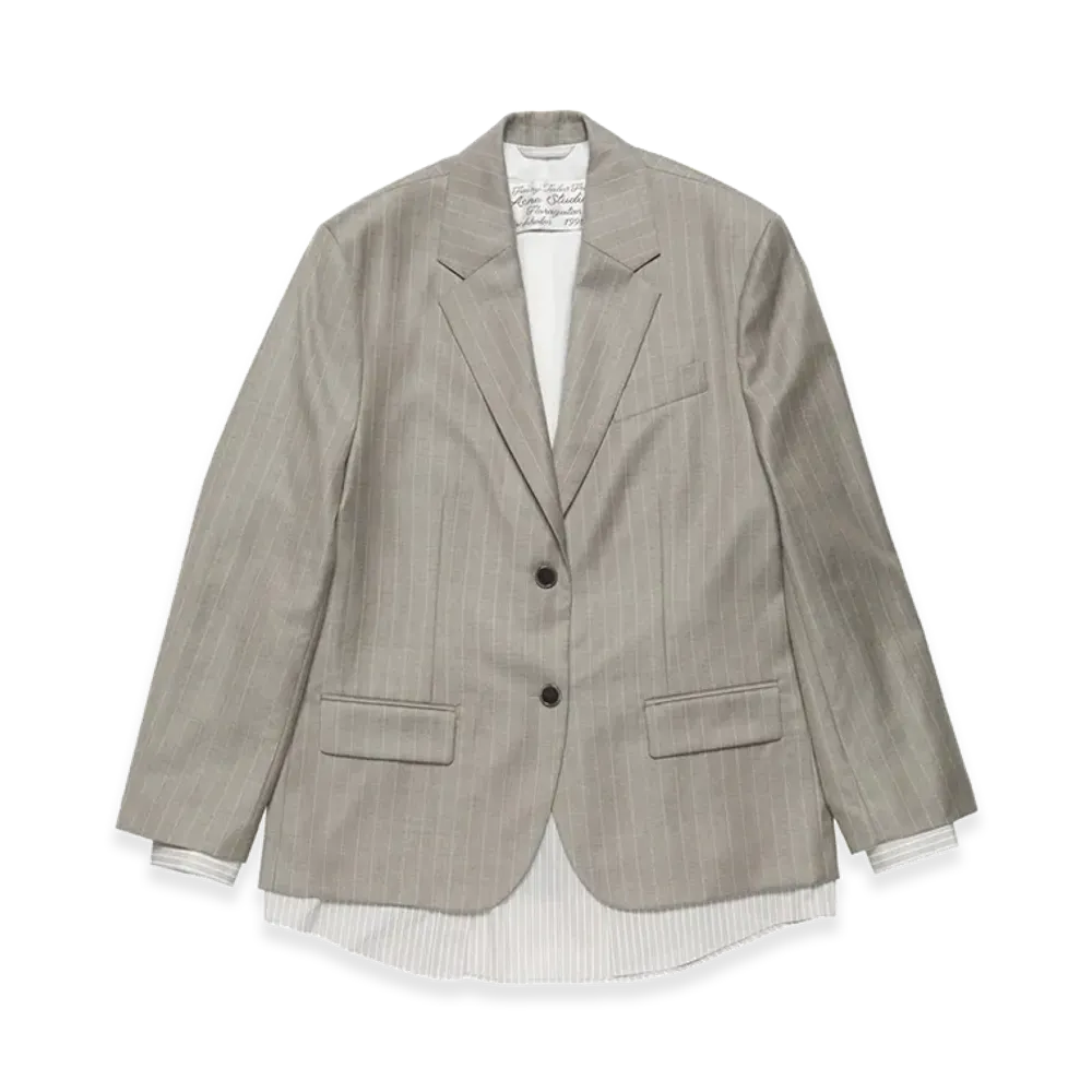 Acne Studios Women's Jacket "Grey/White"
