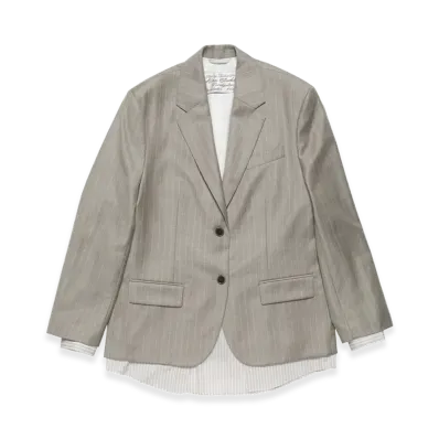 Acne Studios Women's Jacket "Grey/White"