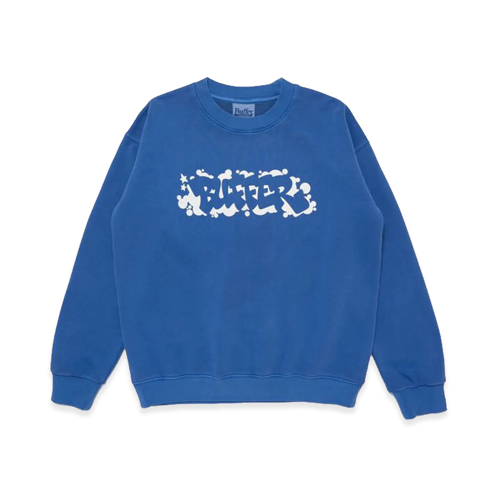 Buffer Puff Crew Sweat "Navy"
