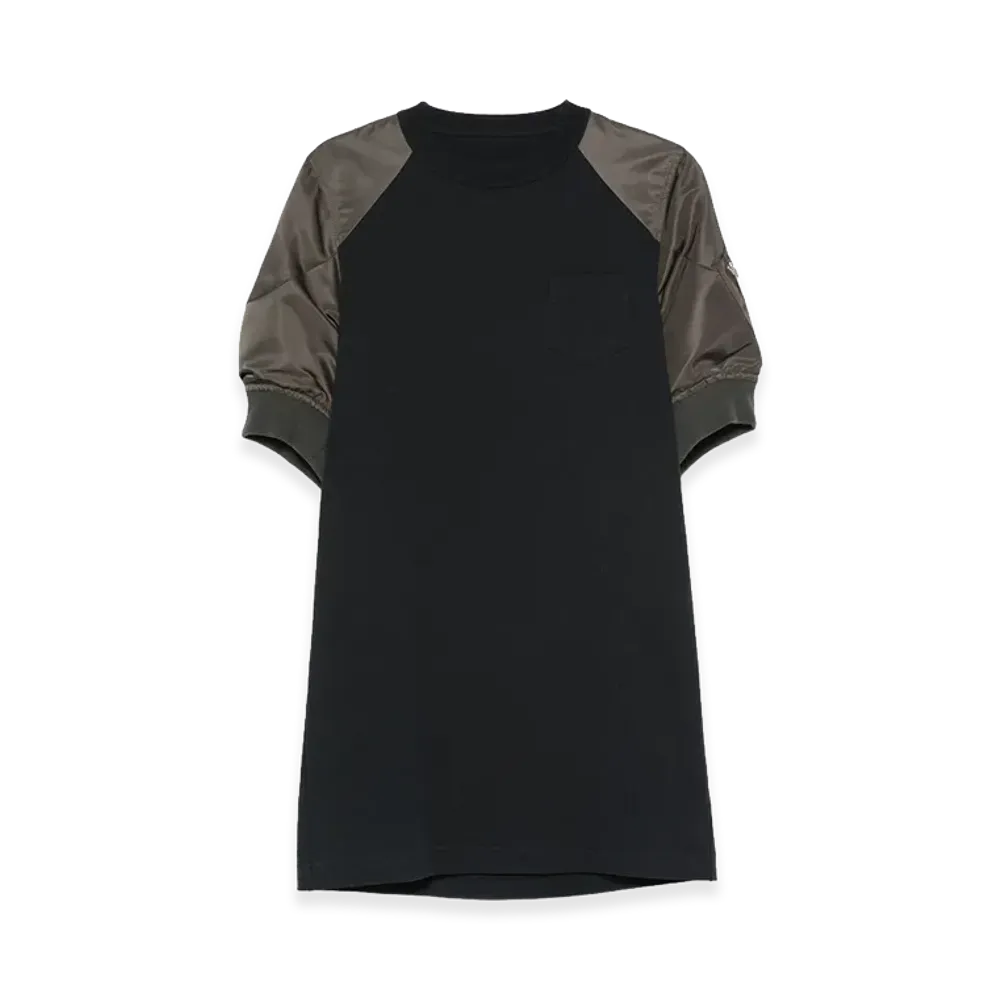 sacai Women's Dress "Black/Green"