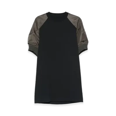sacai Women's Dress "Black/Green"