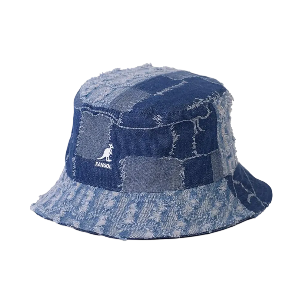 Kangol Hat Denim Mashup Bucket Medium "M-Blue"