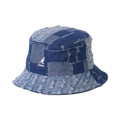 Kangol Hat Denim Mashup Bucket Medium "M-Blue"