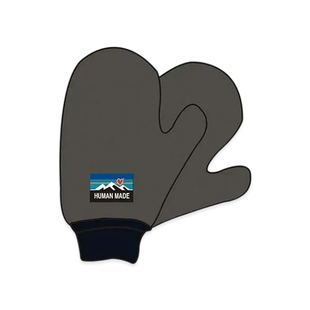 HUMAN MADE mittens "Black Grey"