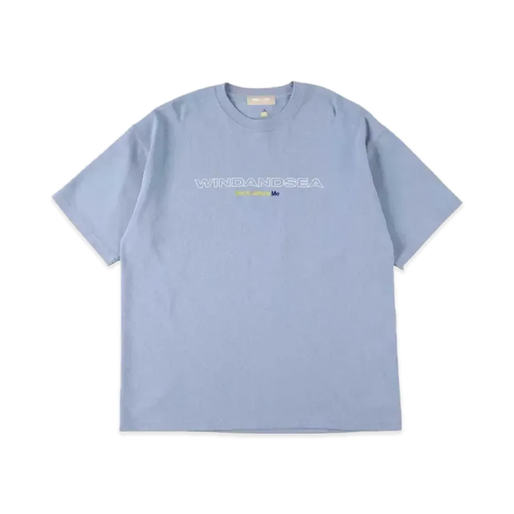 WIND AND SEA DLM Sharpness SS Cut Sewn L.blue