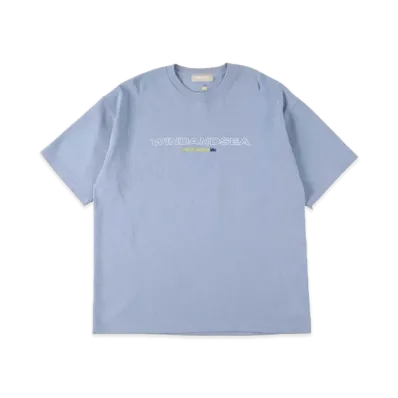 WIND AND SEA DLM Sharpness SS Cut Sewn L.blue