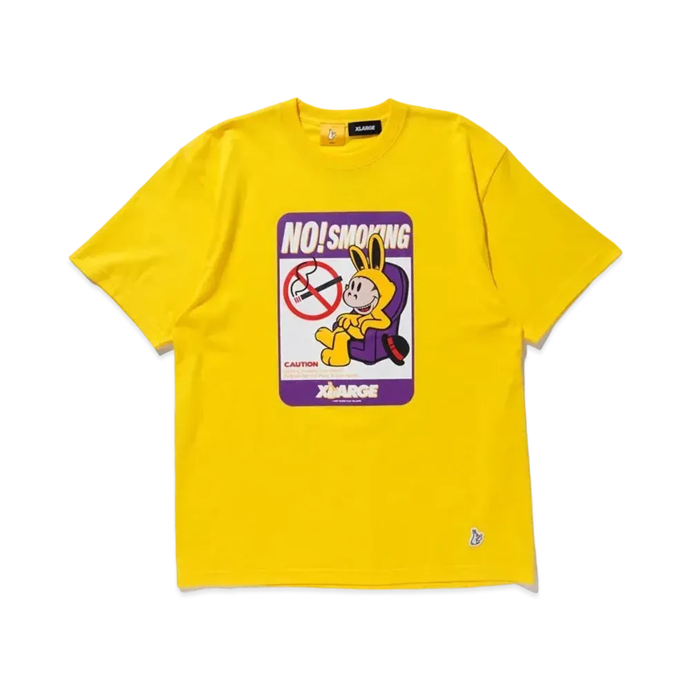 XLARGE x FR2 S/S TEE NO SMOKING "Yellow"