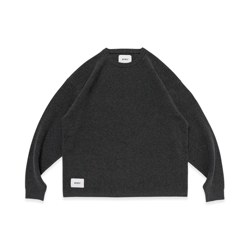 WTAPS KRS UPR / Sweater / NYCO "Black"