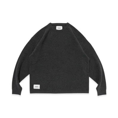 WTAPS KRS UPR / Sweater / NYCO "Black"