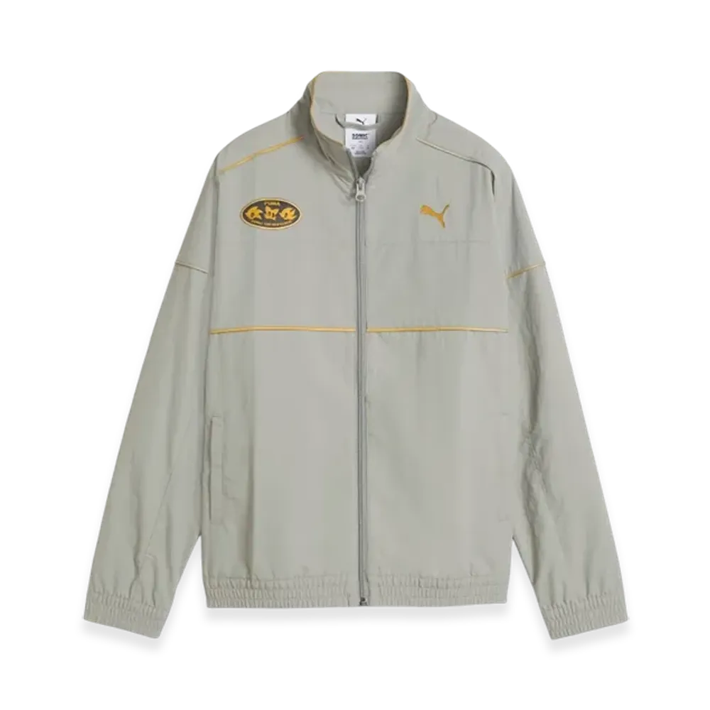PUMA x SONIC Boys SDS Relaxed Woven Track Jacket Sizes 128-164cm "Gray"