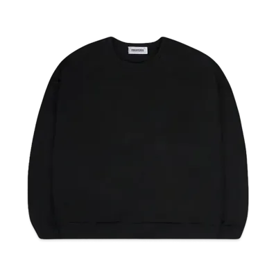 DISCOVERED SHELL STITCH SWEAT "BLACK"