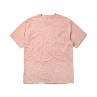 Carhartt WIP S/S Pocket Crew Neck T-Shirt "Harvest Orange Snow Heather"