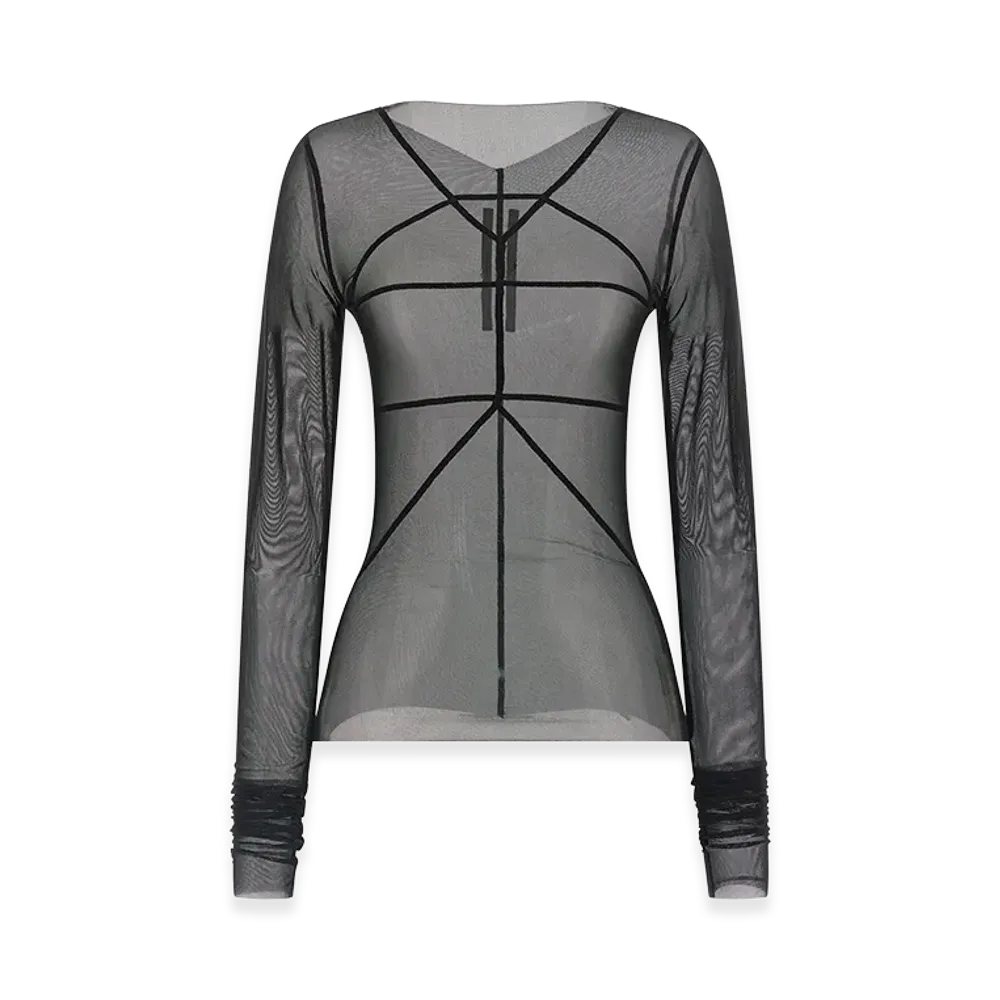 Rick Owens Women's 'Temple Top' Sweater "Black"