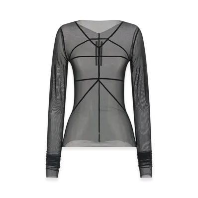 Rick Owens Women's 'Temple Top' Sweater "Black"