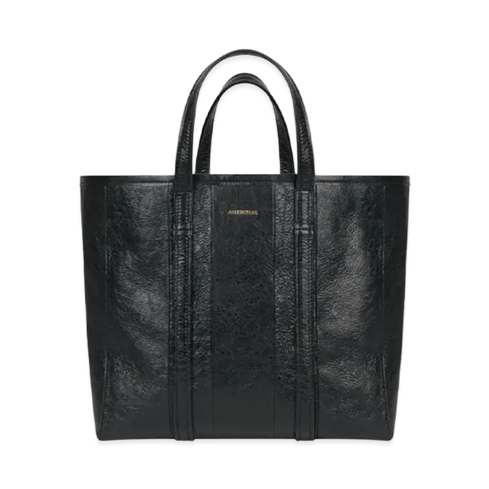 BALENCIAGA Women's Barbes Medium East-West Shopper Bag "Black"